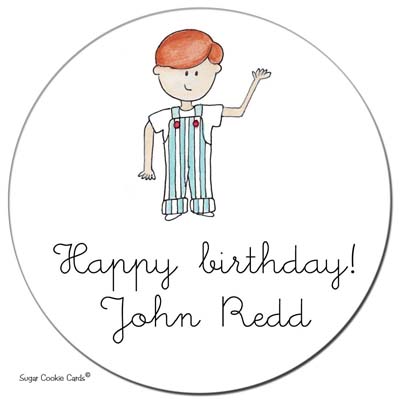 Sugar Cookie Gift Stickers - John John Sugar Cookie Gift Stickers - John John